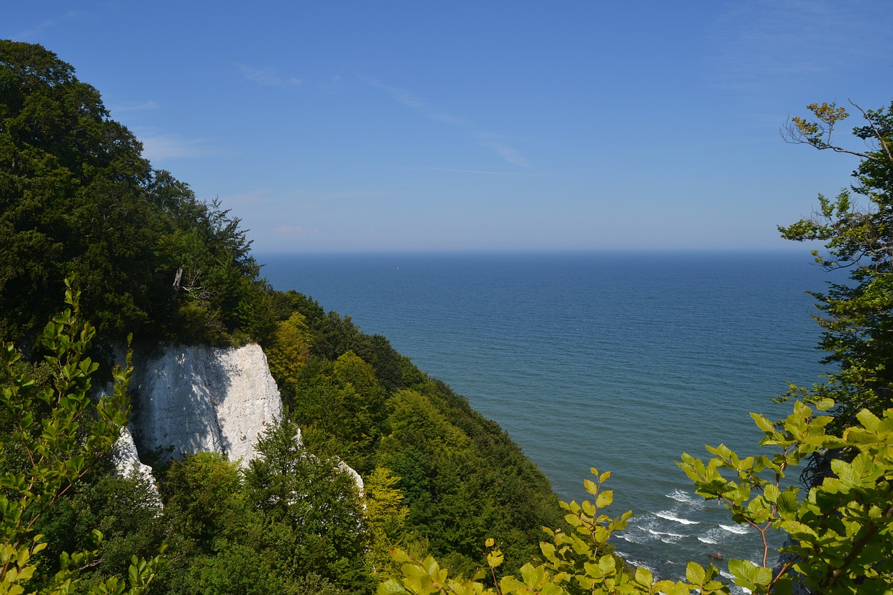 white cliffs rügen rügen island free photo