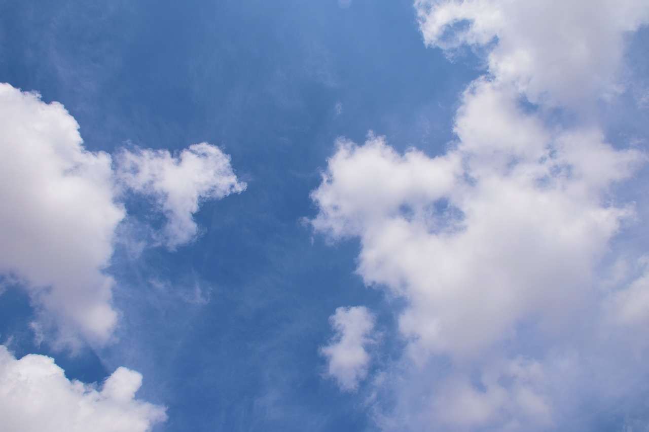 white cloud cloud blue sky and white clouds free photo