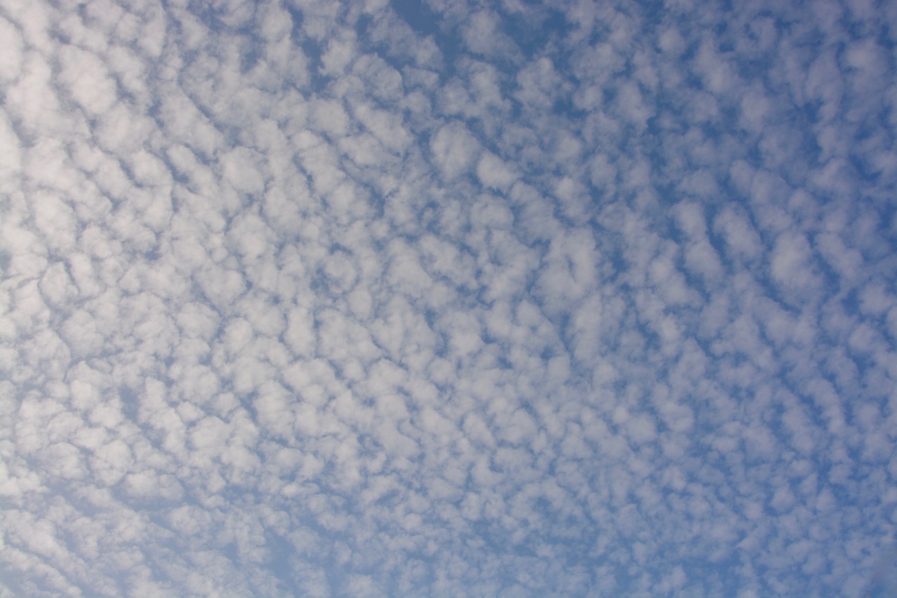 white clouds clouds sky free photo