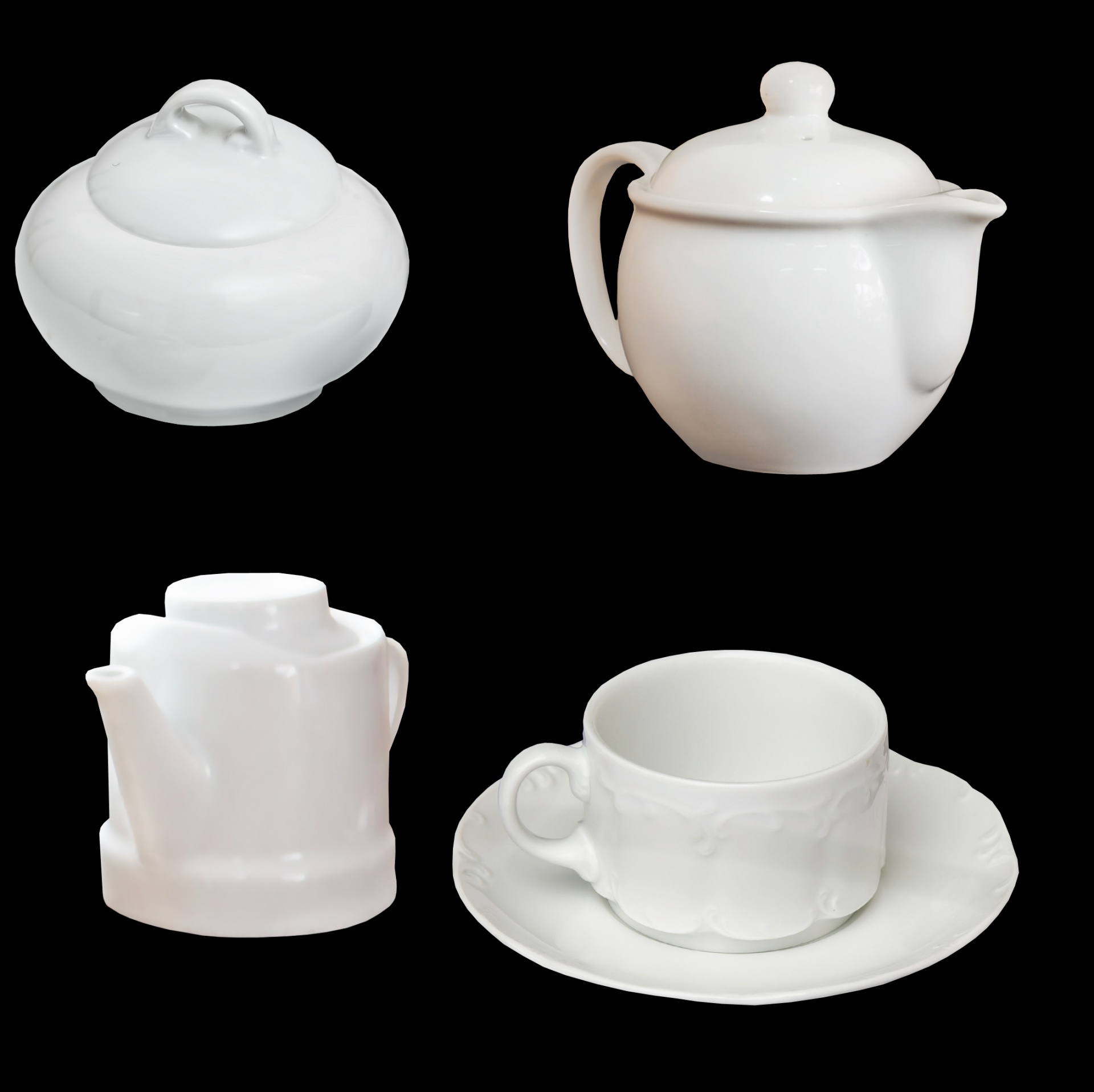 teapot white teapot white free photo