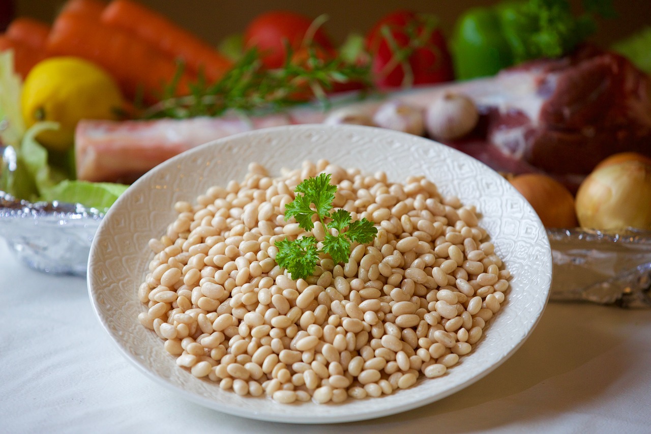 white kidney bean vegetable recipe free photo