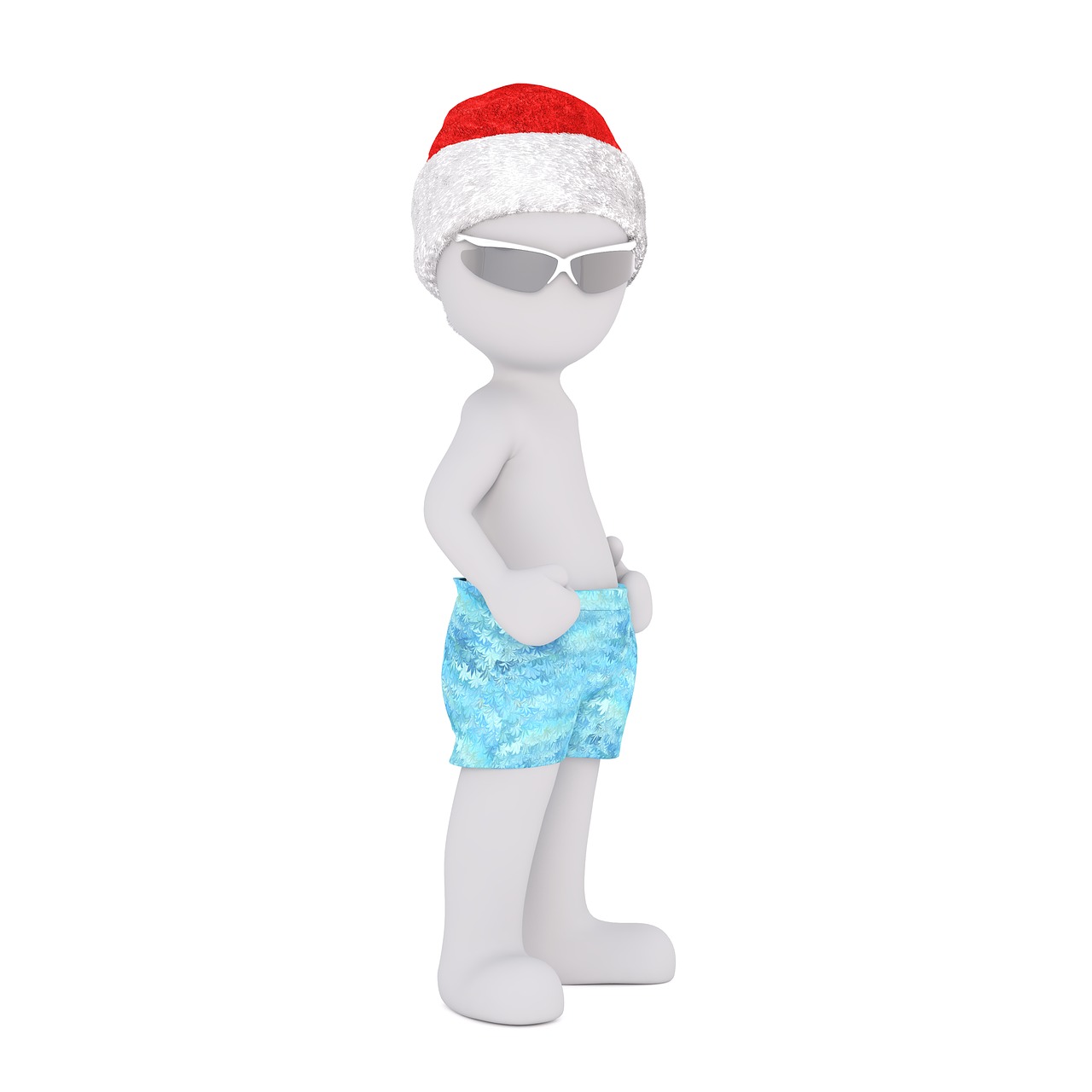 white male isolated 3d model free photo