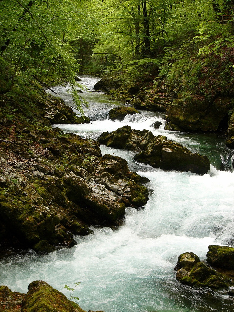 white river creek cliff free photo