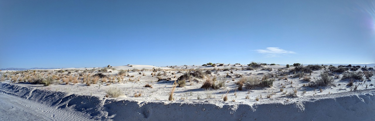 white sands national monument  desert  panoramic free photo