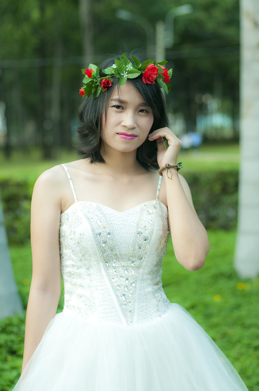 white shirt vietnam girl free photo