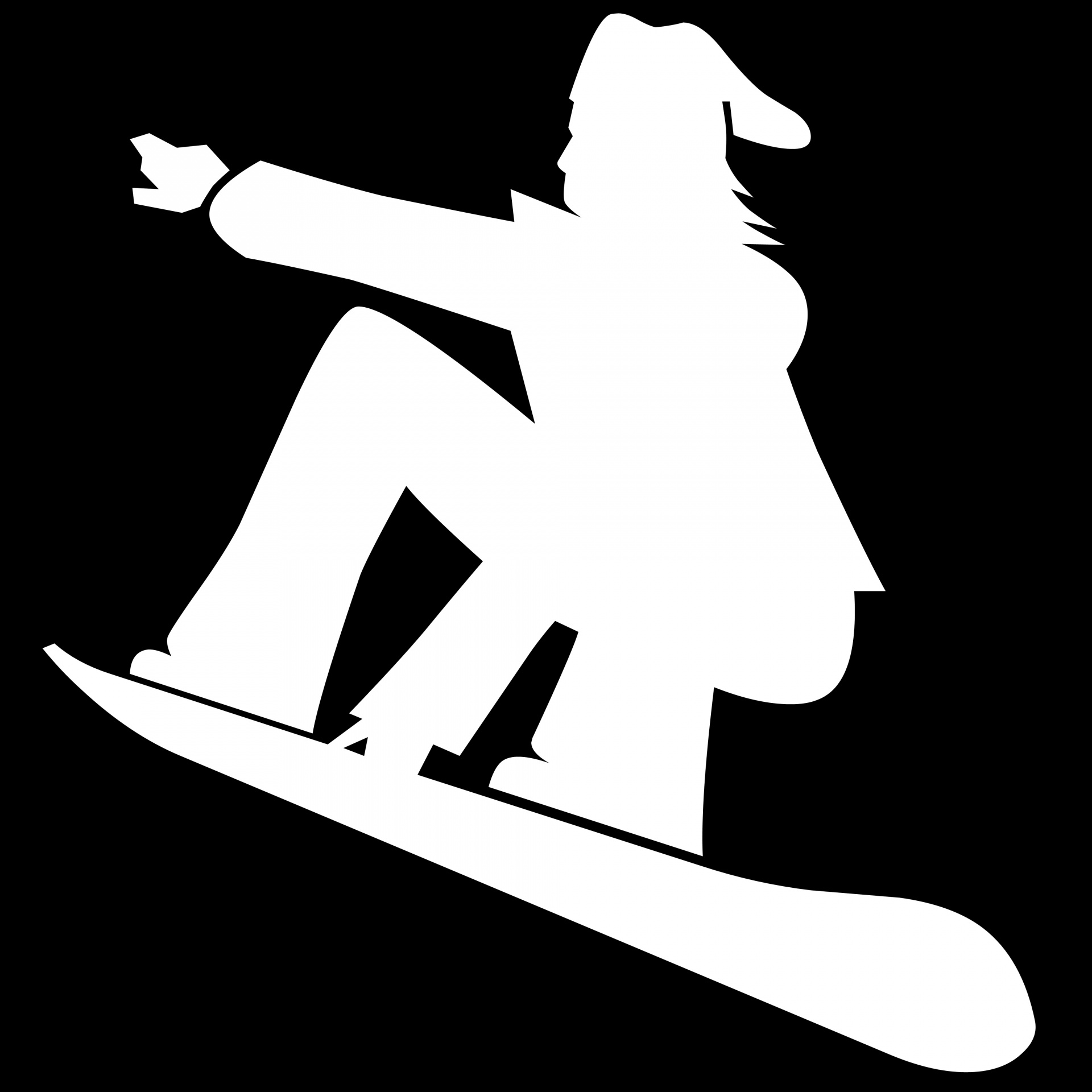 snowboarder snowboard decoration free photo