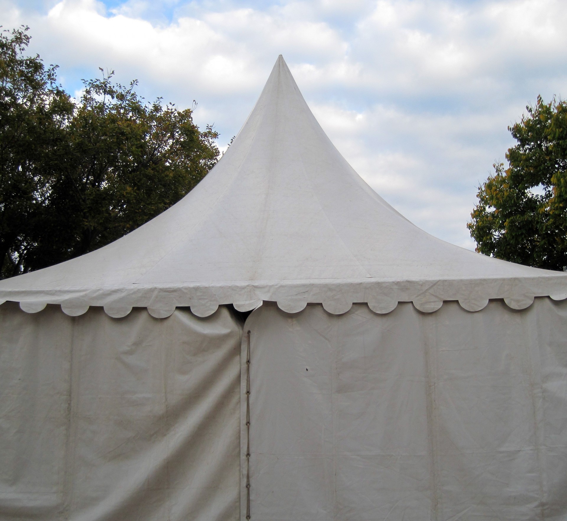 tent white stall free photo