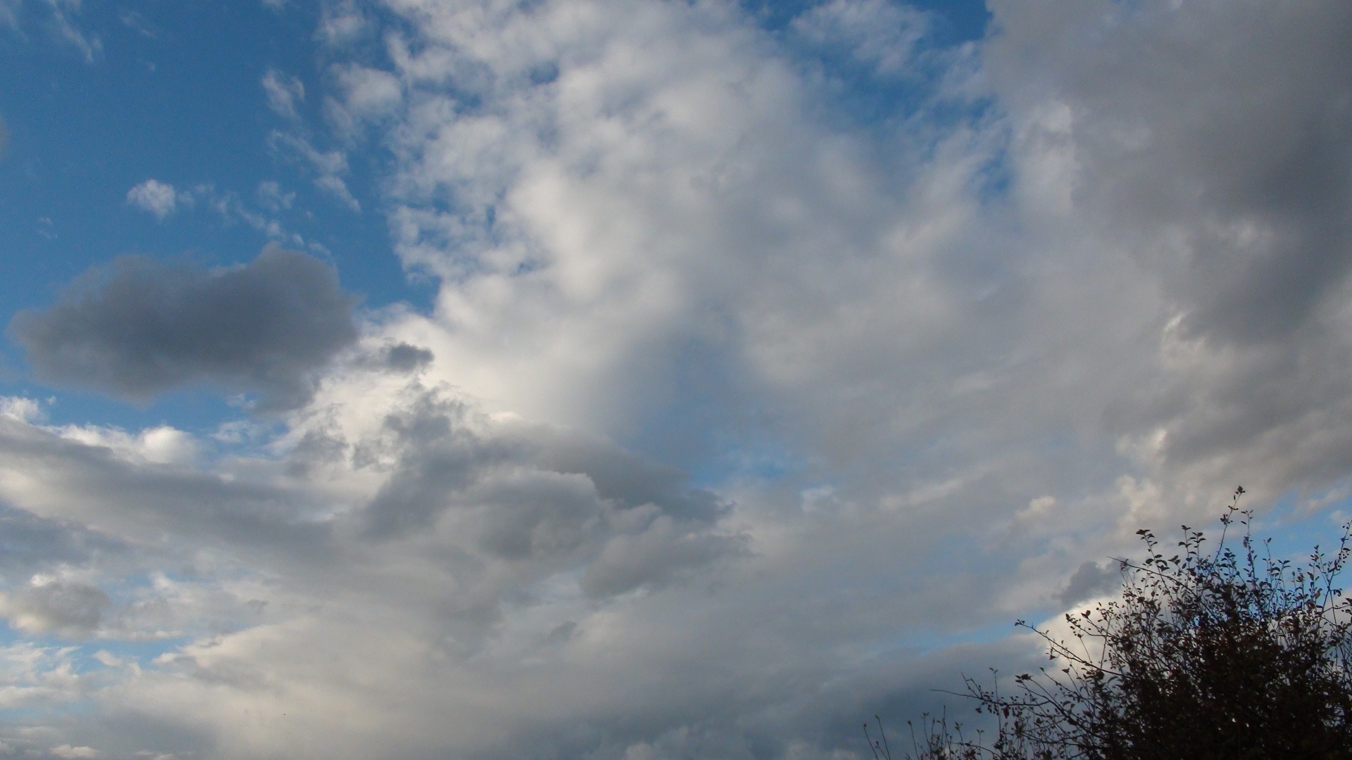 cumulus clouds building sky white grey free photo