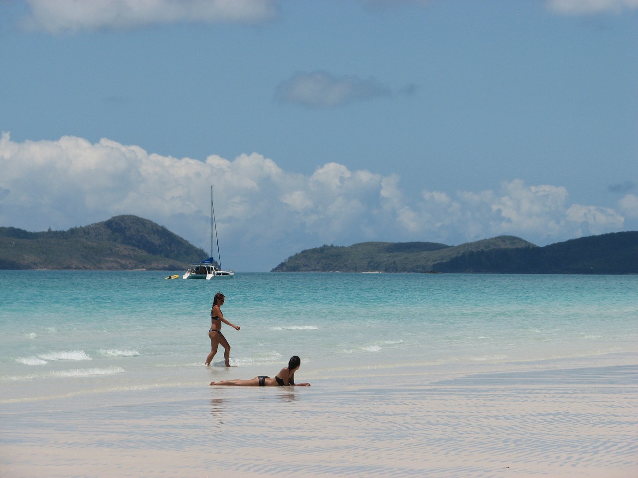 whitsunday islands queensland whitehaven free photo