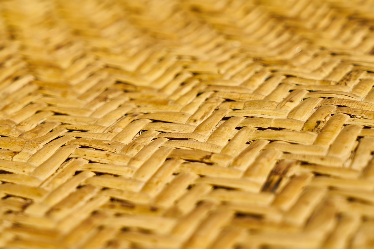 wicker straw texture free photo