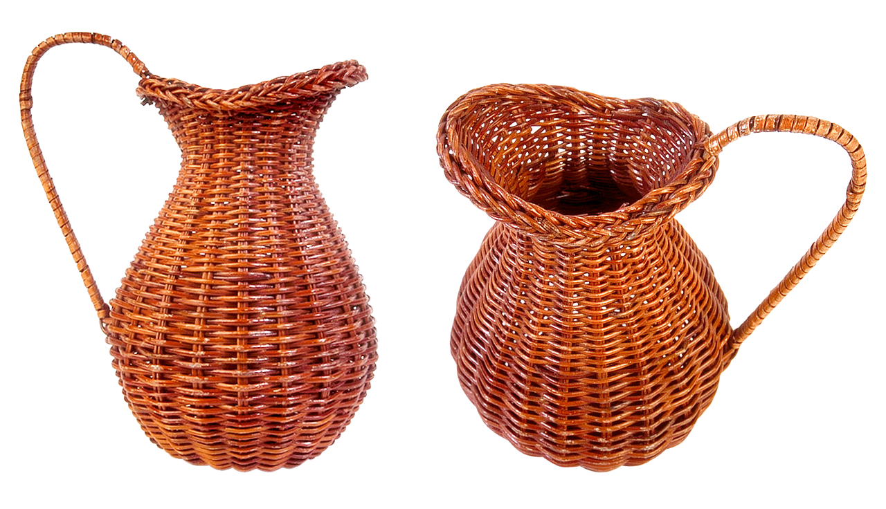 wicker jug decorative tableware souvenir free photo