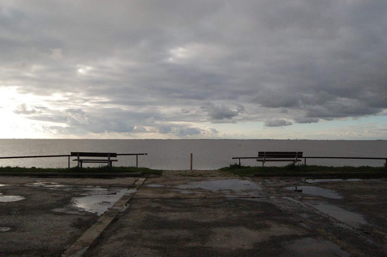 wide view clouds free photo