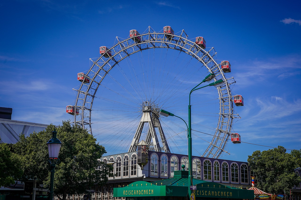 wiener riesenrad  ferris wheel  prater free photo