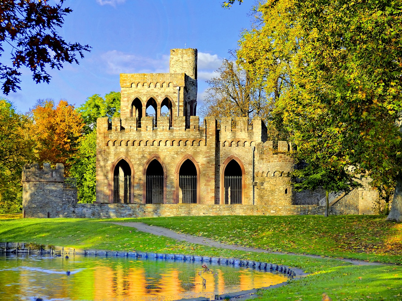 wiesbaden biebrich castle free photo