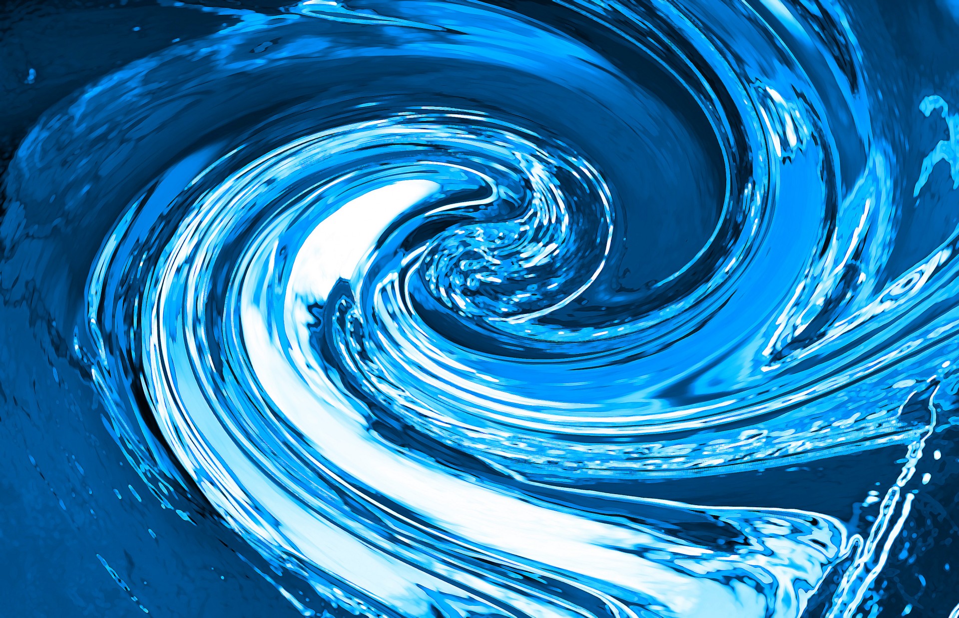 wave blues abstract free photo