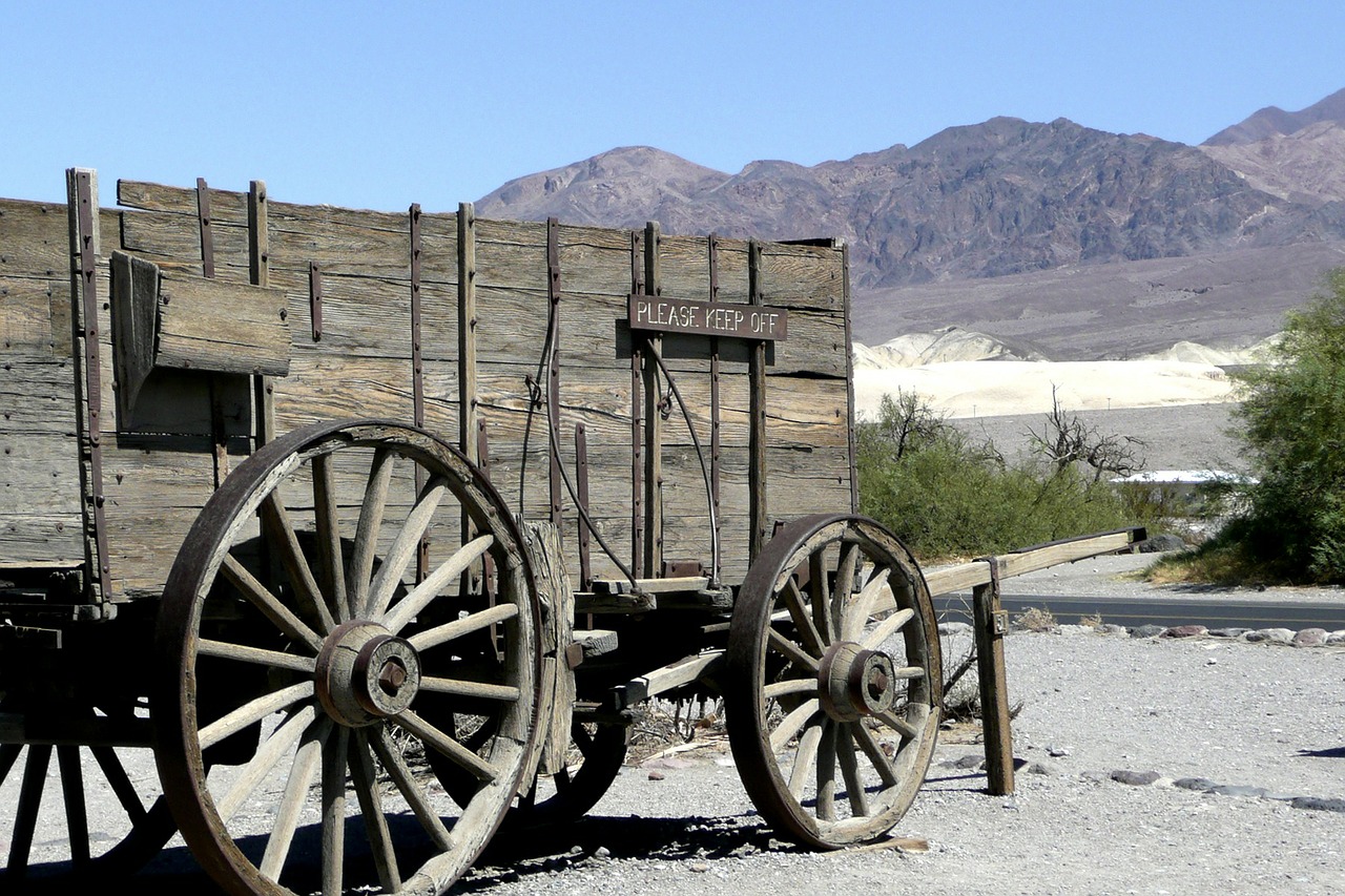 wild west wagon wooden free photo