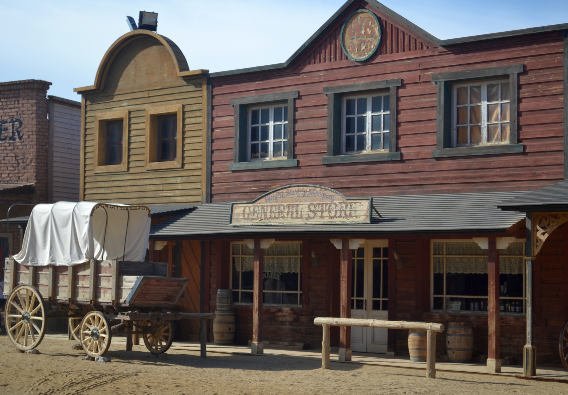 wild west town general store free photo