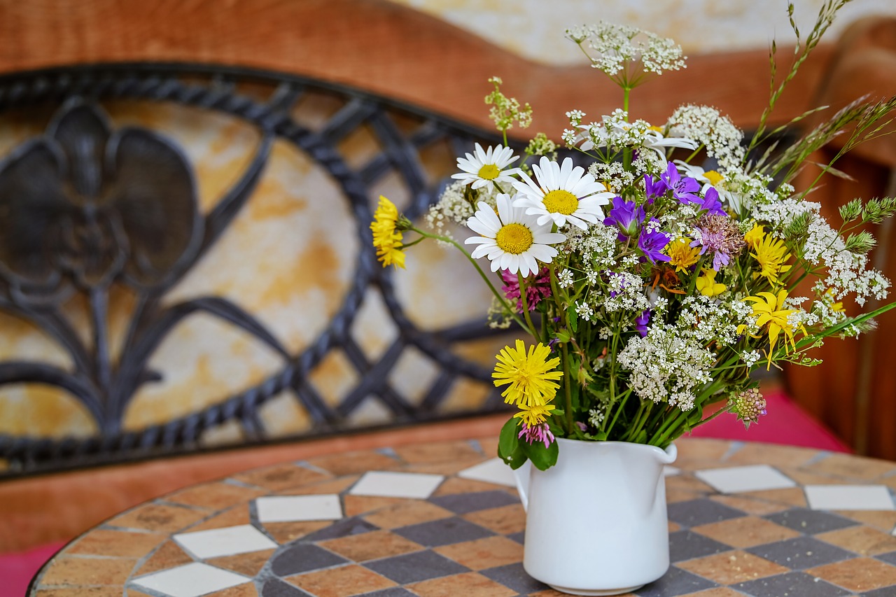 wildflowers  bouquet  dreamy free photo