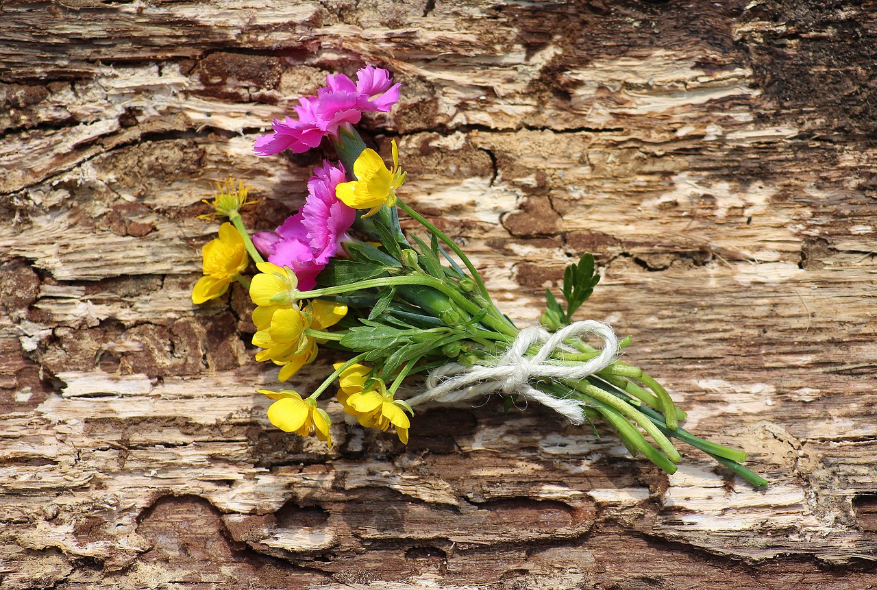 wildflowers  bouquet  mother's day free photo