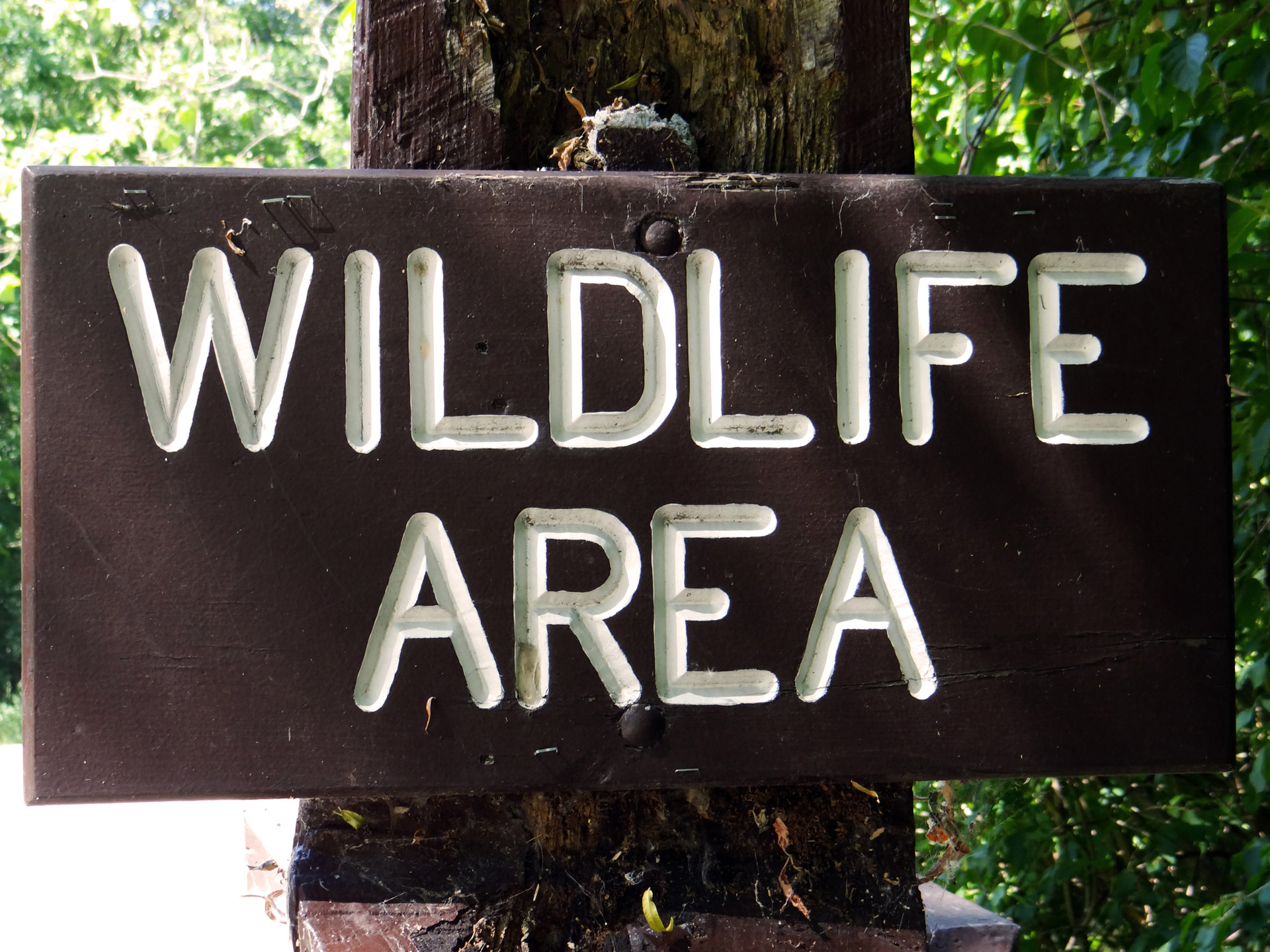 sign wildlife area preserve free photo