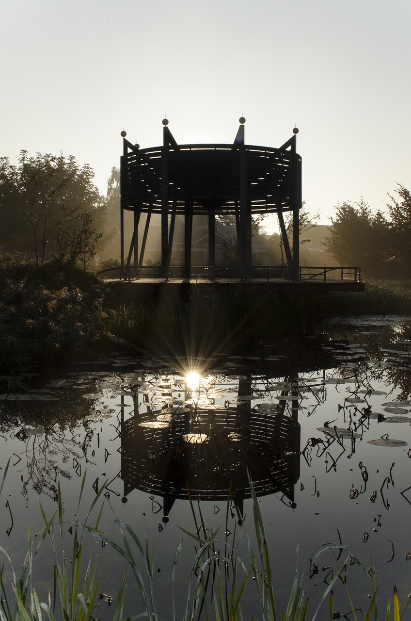 wilhelminapark horn mirror free photo