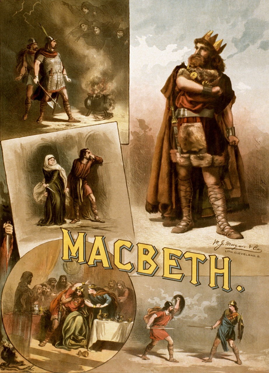 william shakespeare macbeth poster free photo