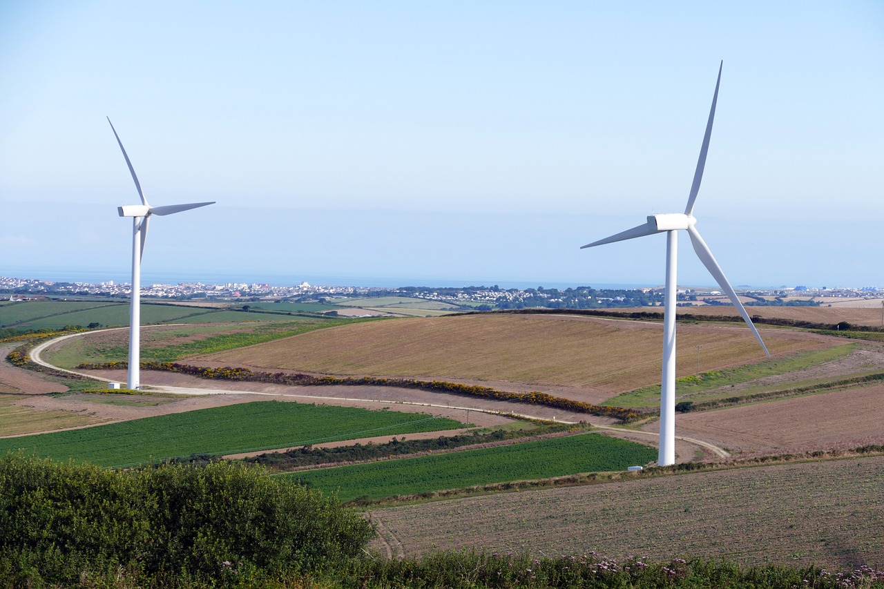 wind wind turbines energy free photo