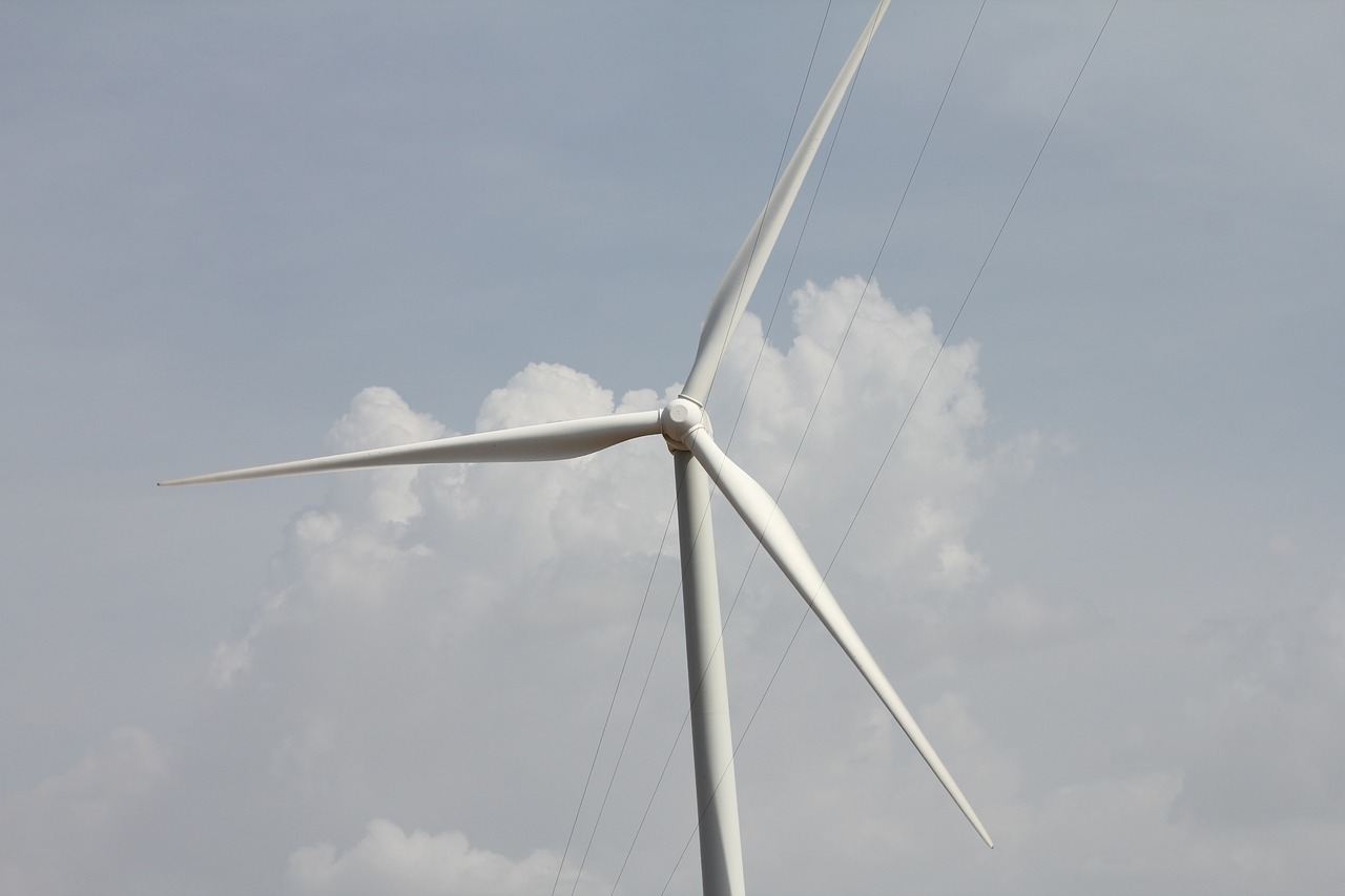 wind turbine blades free photo