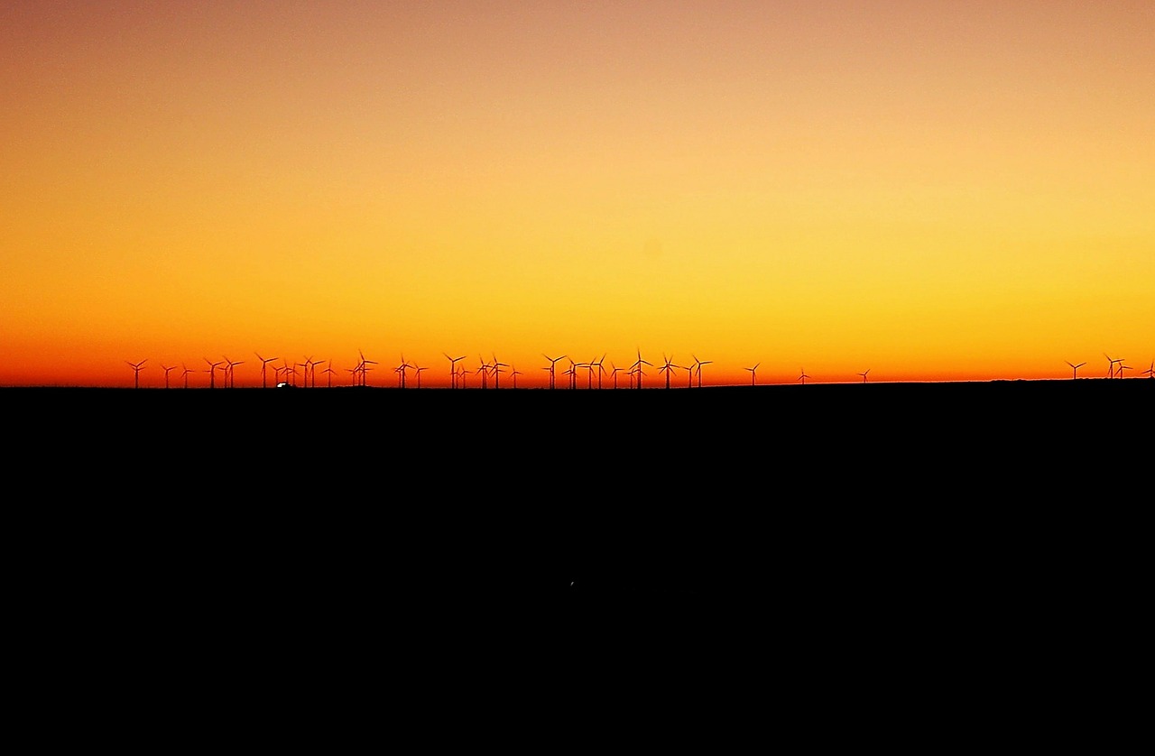 wind wind farm landscape free photo