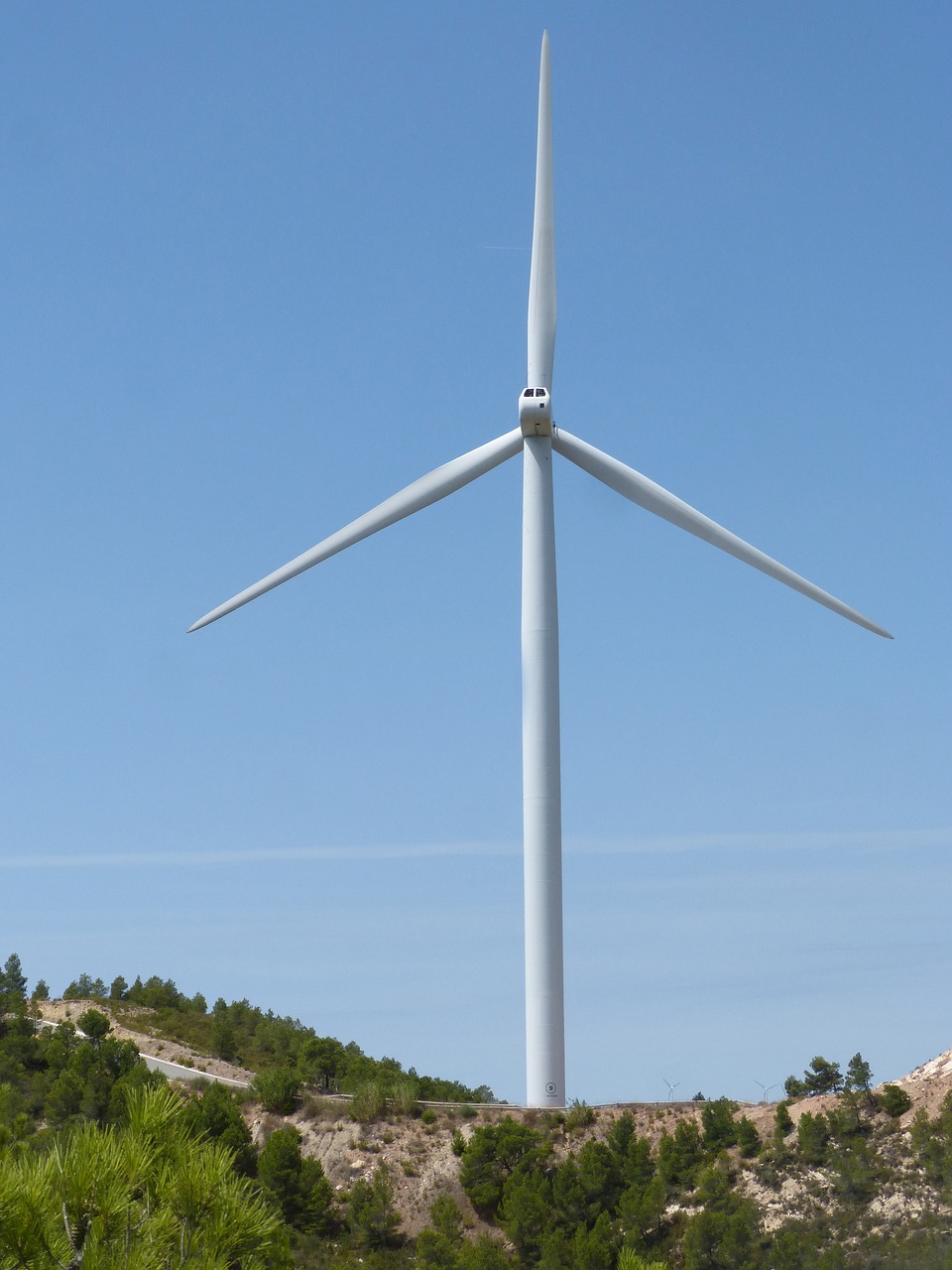 wind farm windmill wind turbine free photo