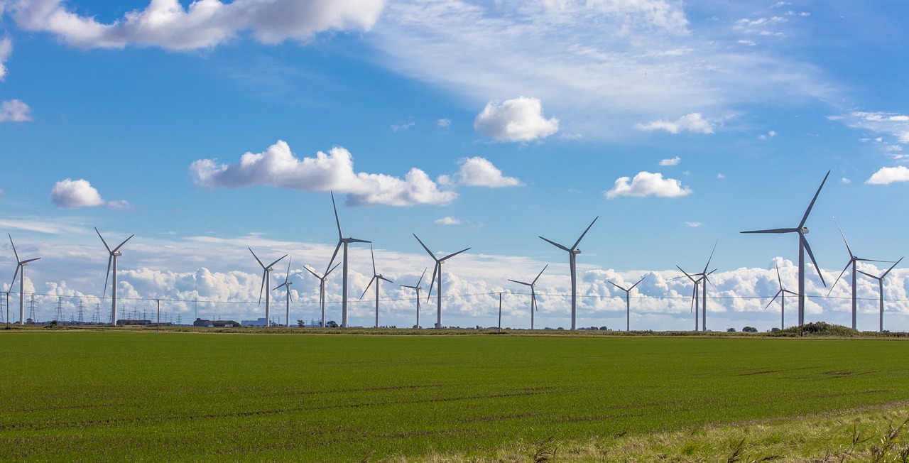 wind farm power station wind power free photo