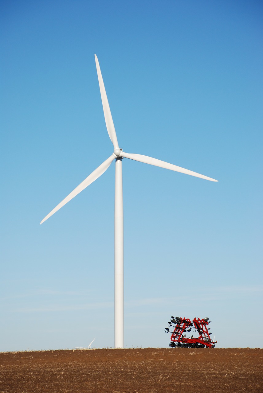 wind machine windmill turbine free photo