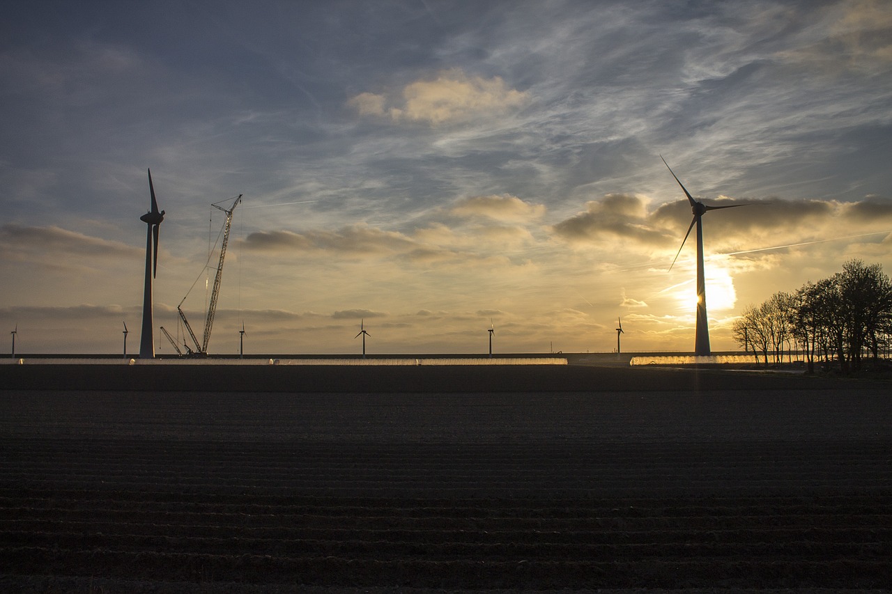 wind mill energy run free photo