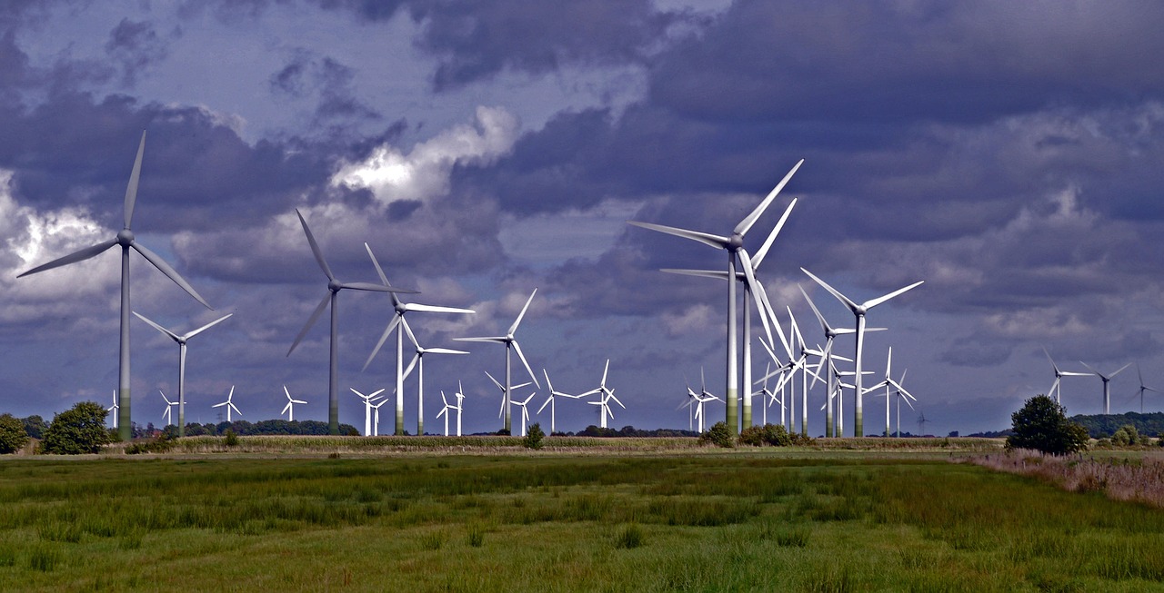 wind park wind power plants windräder free photo