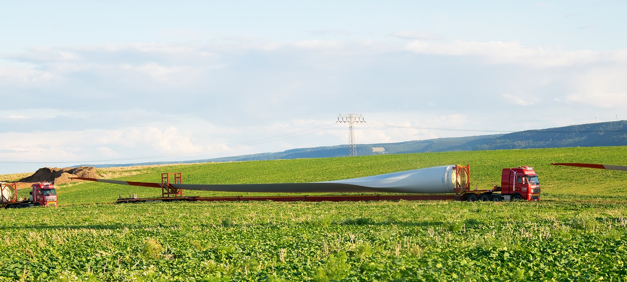 wind park site wings transport free photo