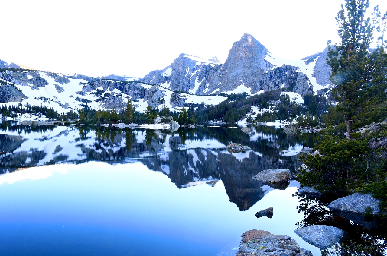 wind river wyoming mountain range free photo