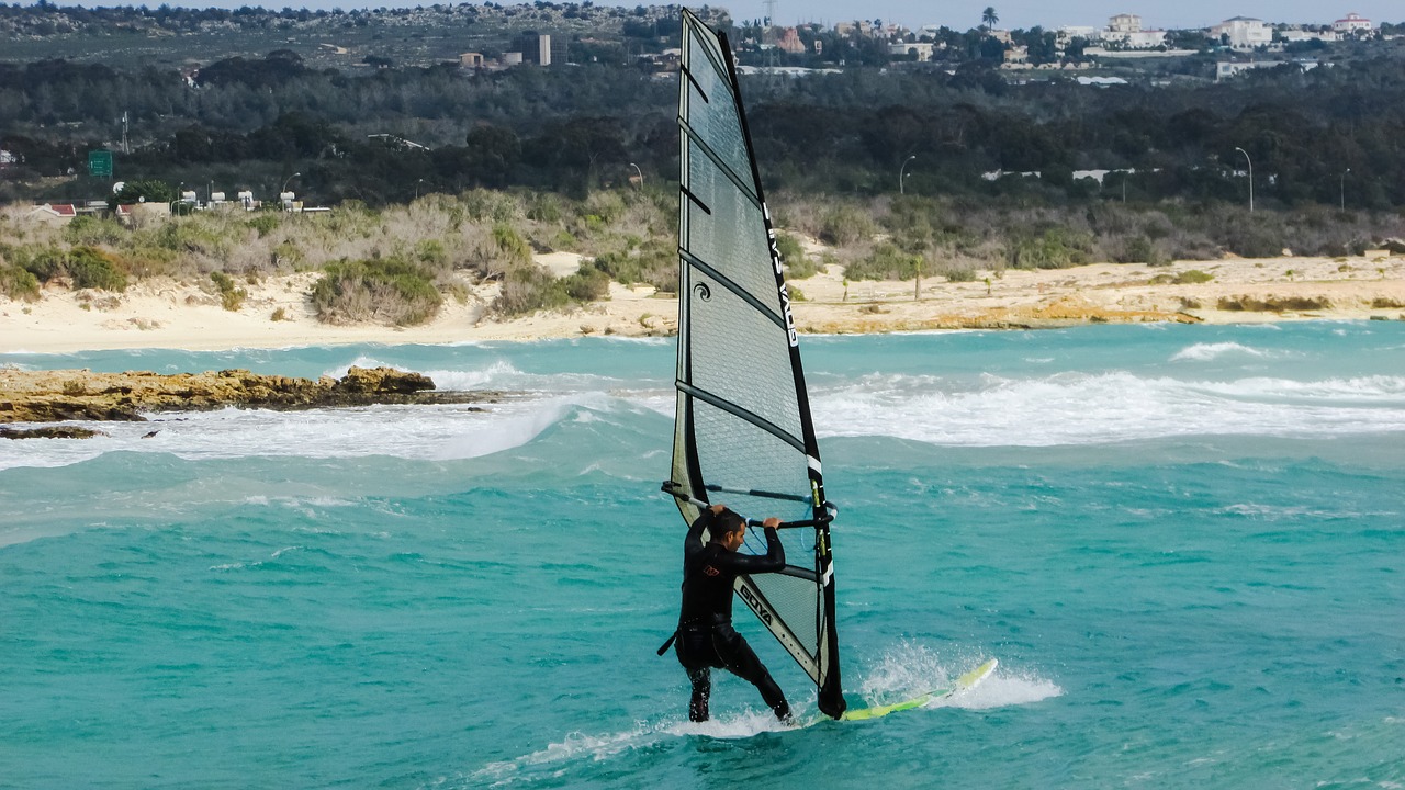 wind surfing sport extreme free photo