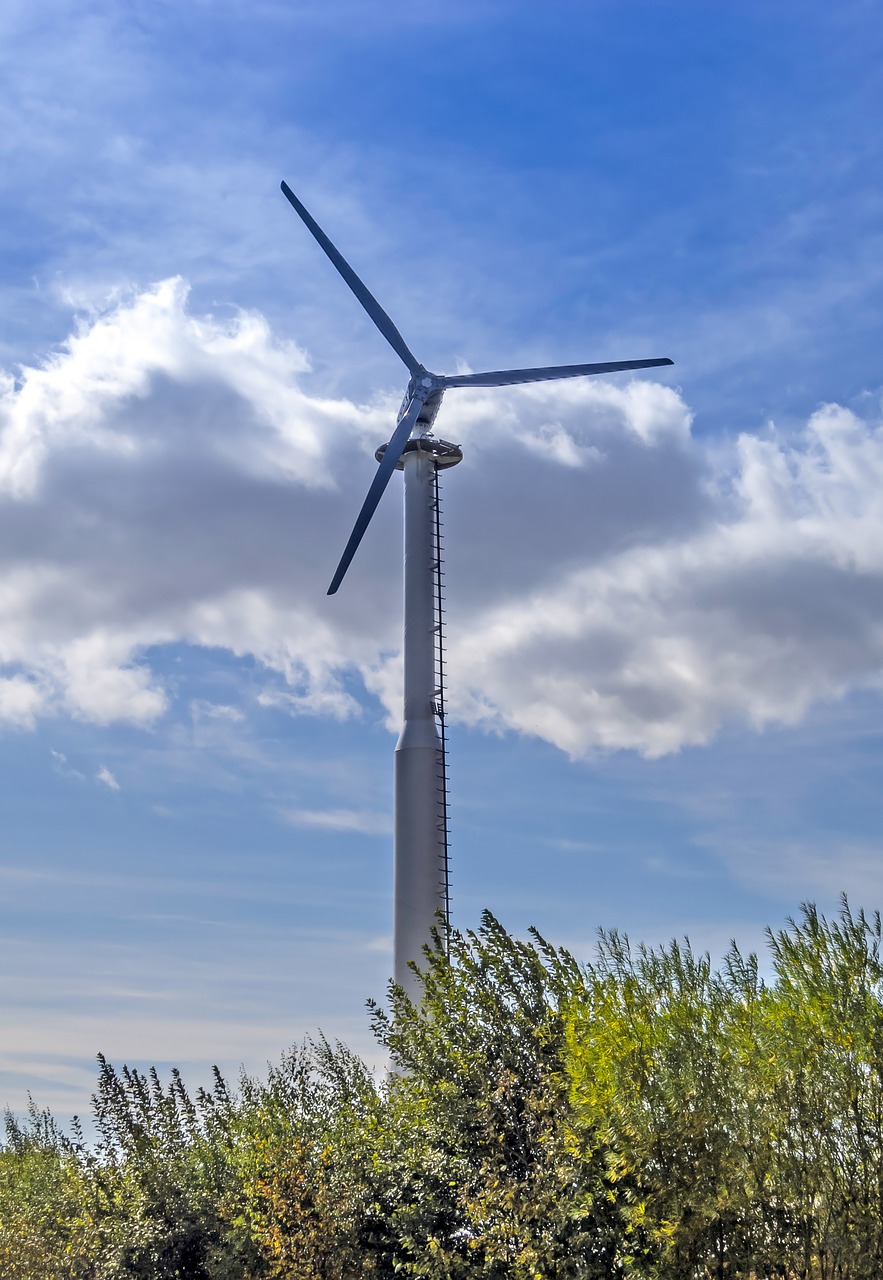 wind turbine energy renewable free photo