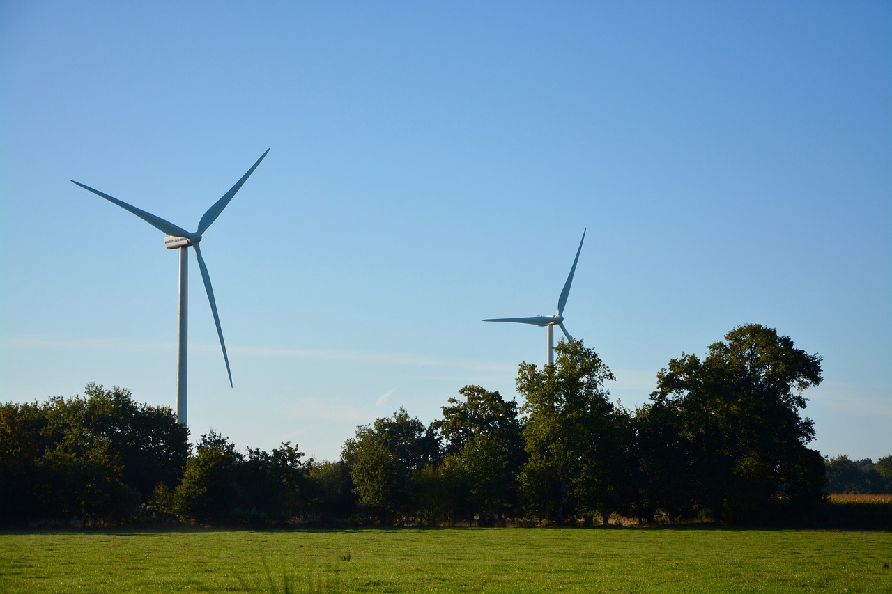 wind turbine landscape nature free photo