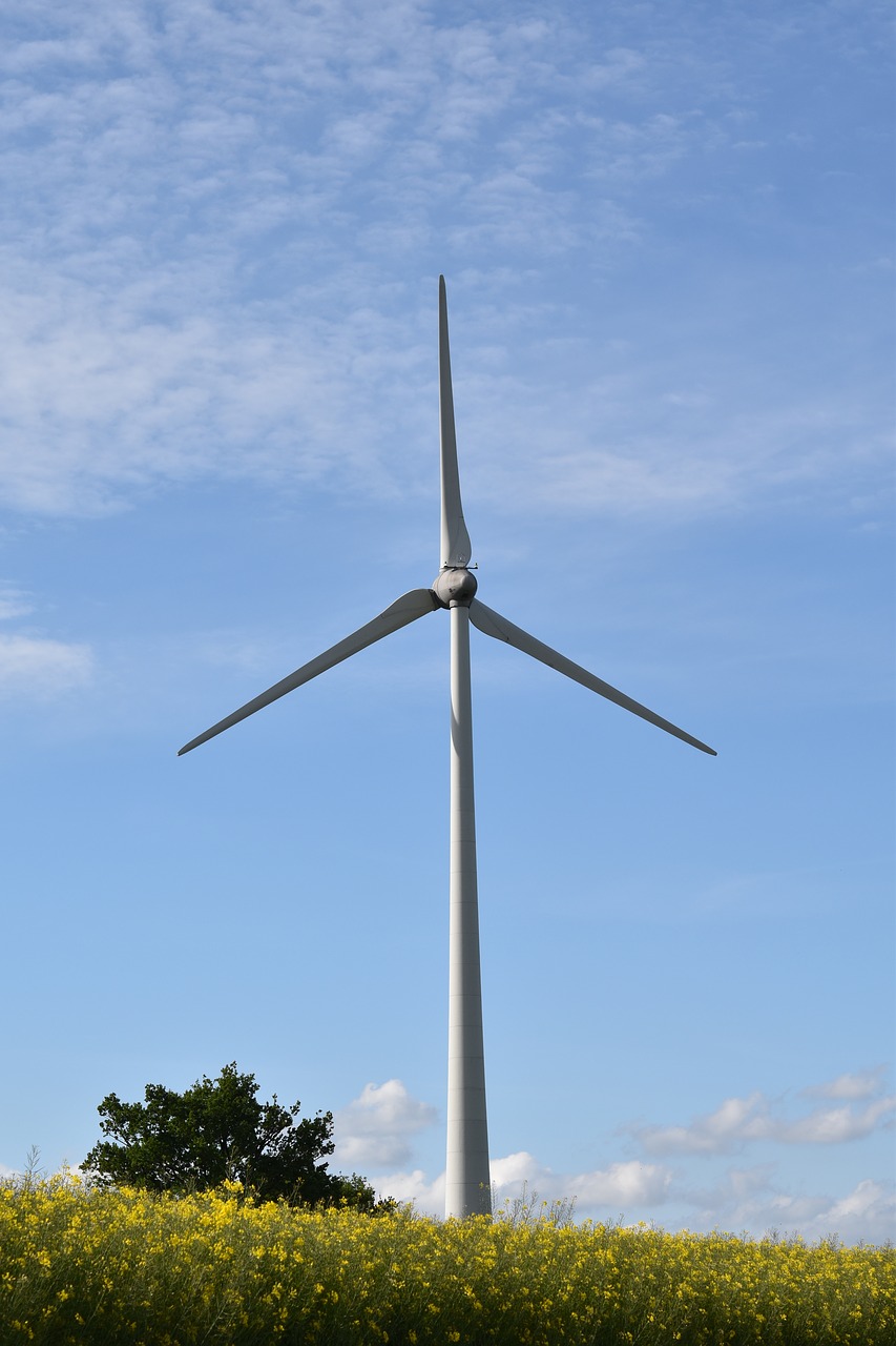 wind turbine  renewable energy  wind free photo