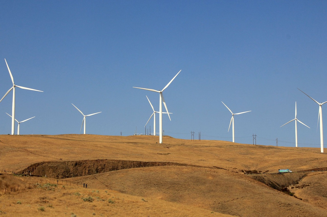 wind turbine power generator electricity free photo