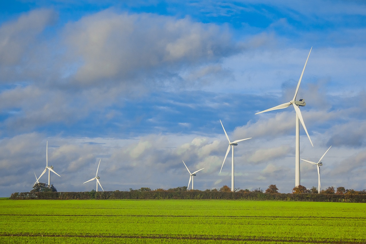 wind turbines norfolk power free photo