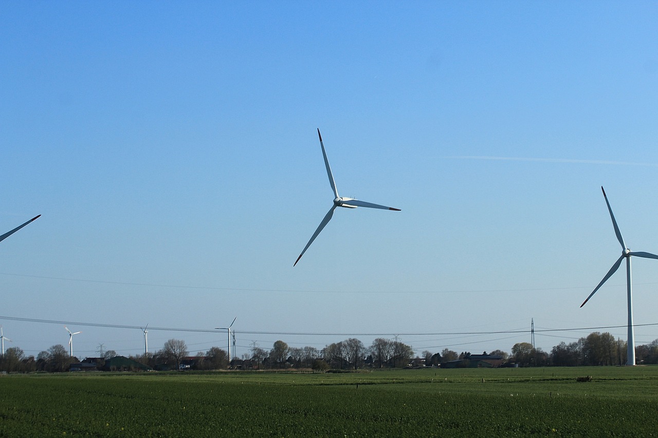 wind turbines wind energy wind power free photo