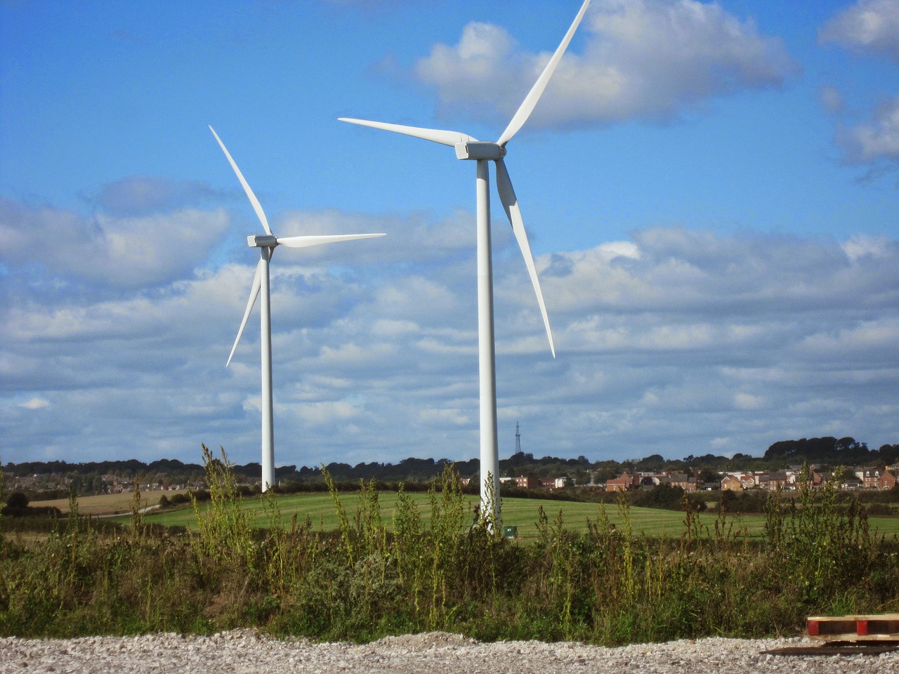 windfarms farming wind free photo