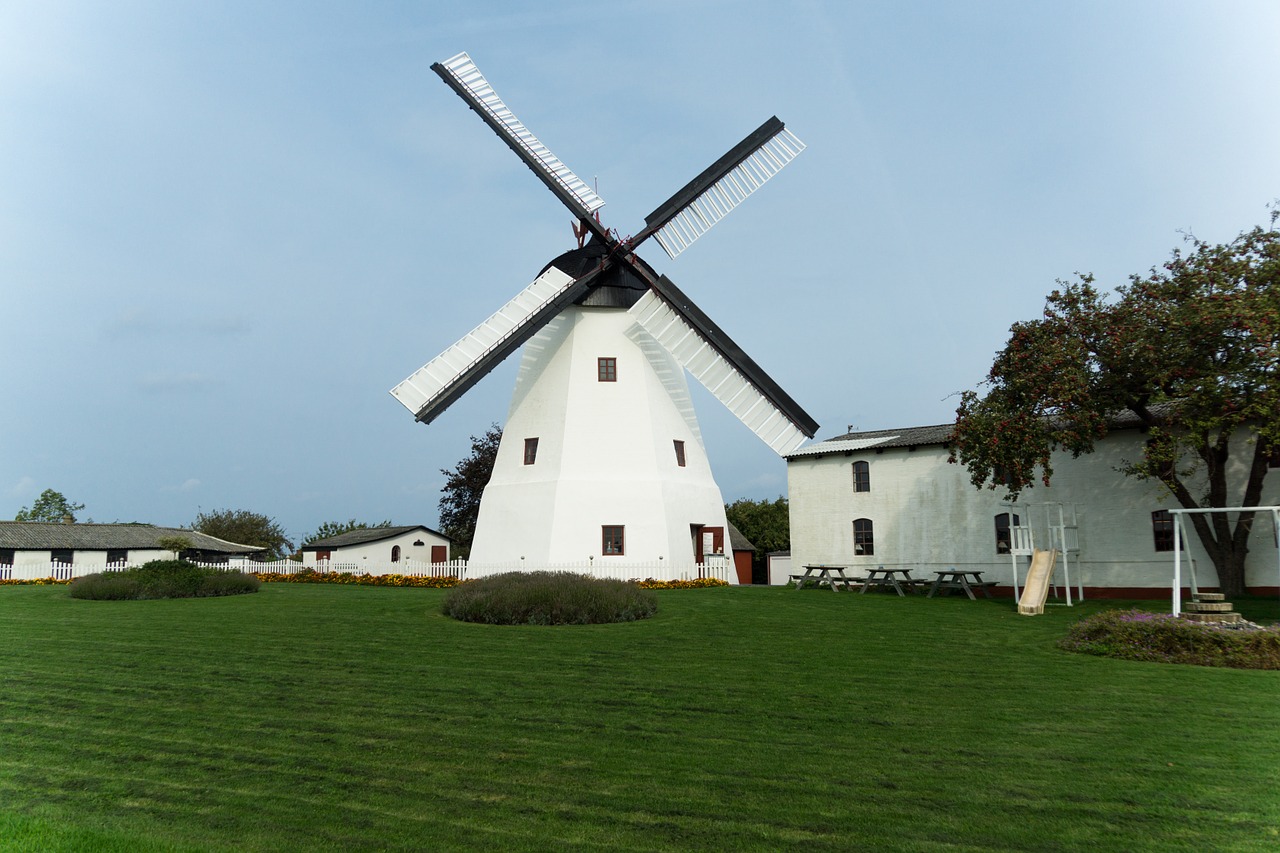 windmill bornholm denmark free photo