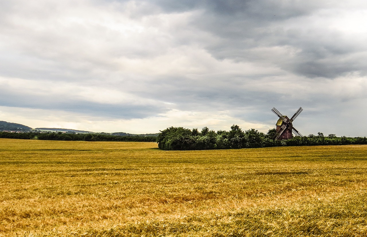windmill old antique free photo
