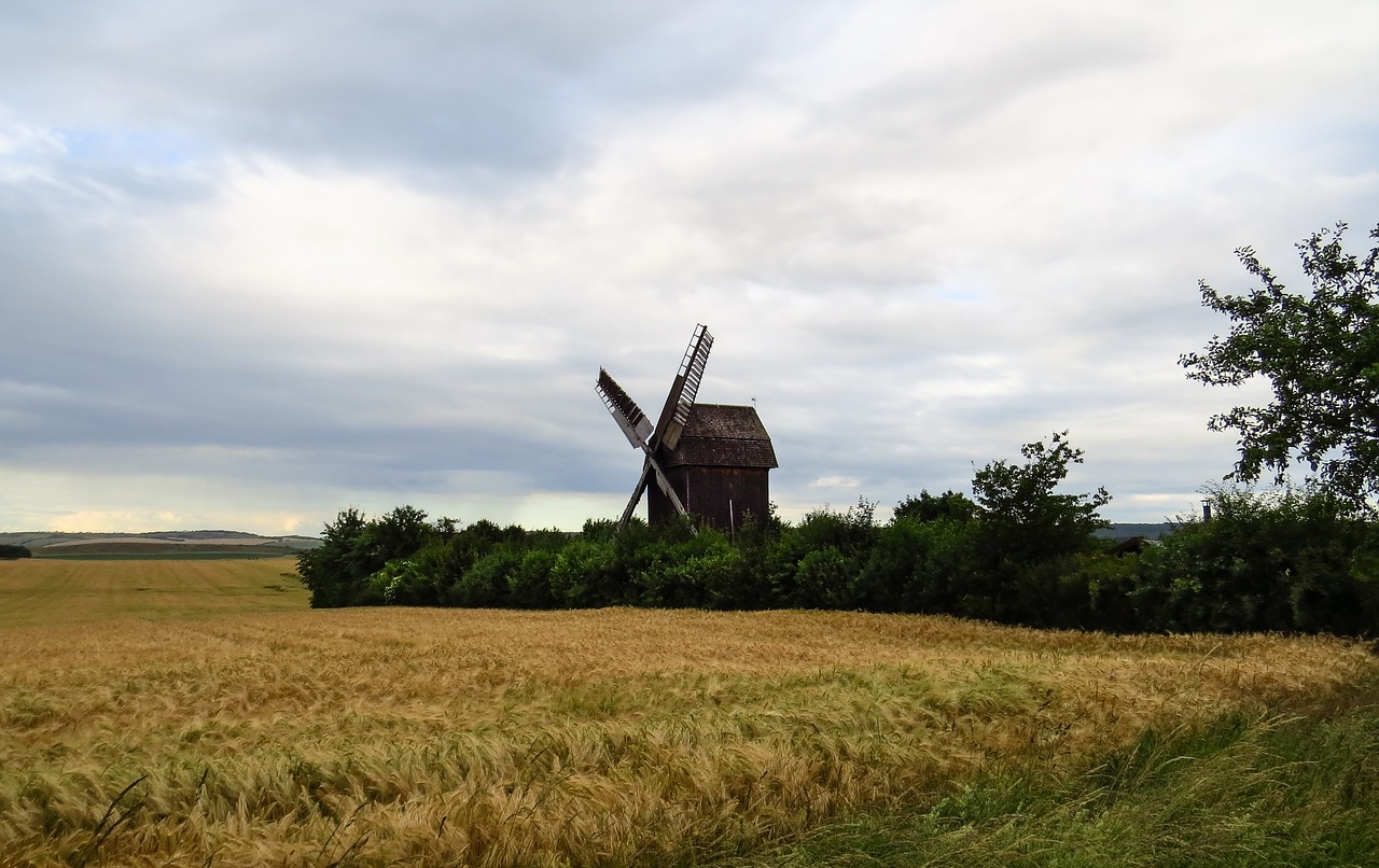 windmill old antique free photo