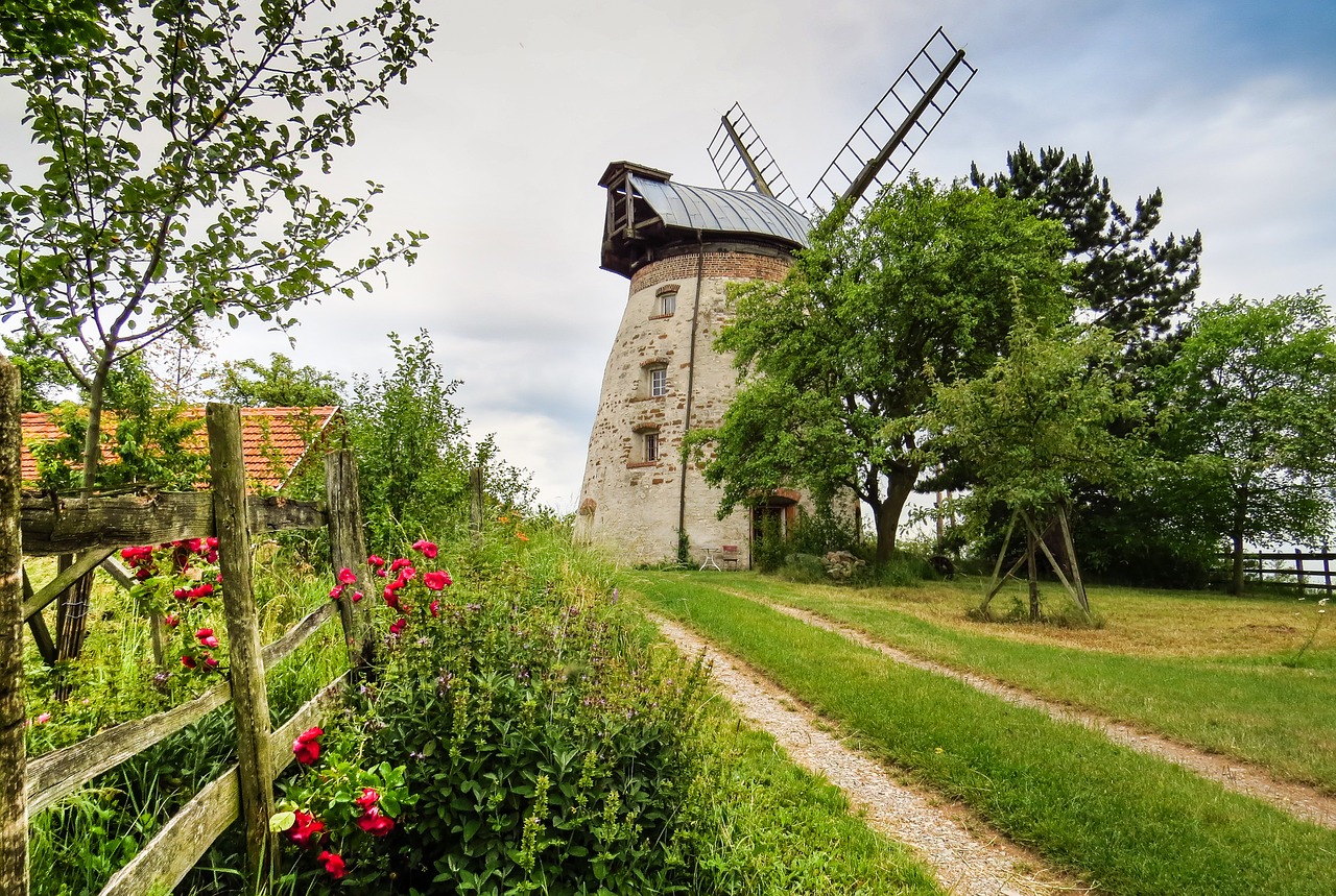 windmill mill old free photo