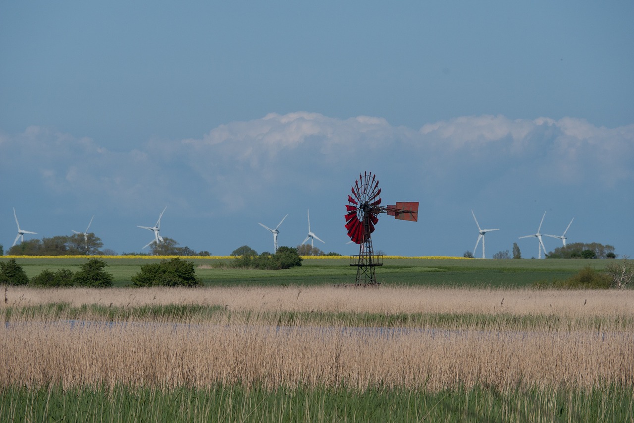 windmill old new free photo