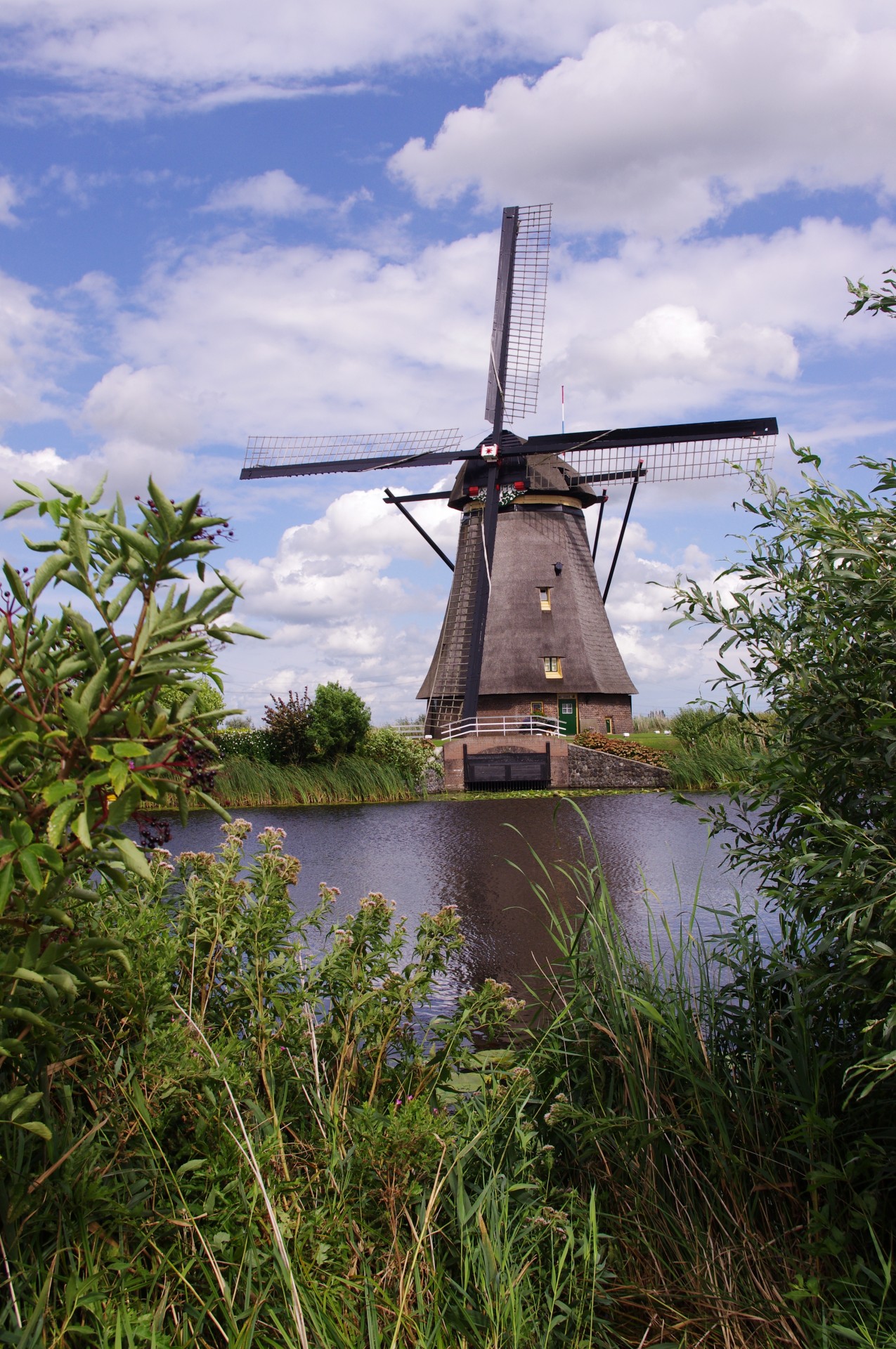 windmill blue sky free photo